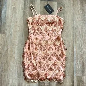 plt rose gold sequin dress Chic Black Long Gold Lace Embellished Velvet İllusion Neck Evening Prom Dress 38 main image 0